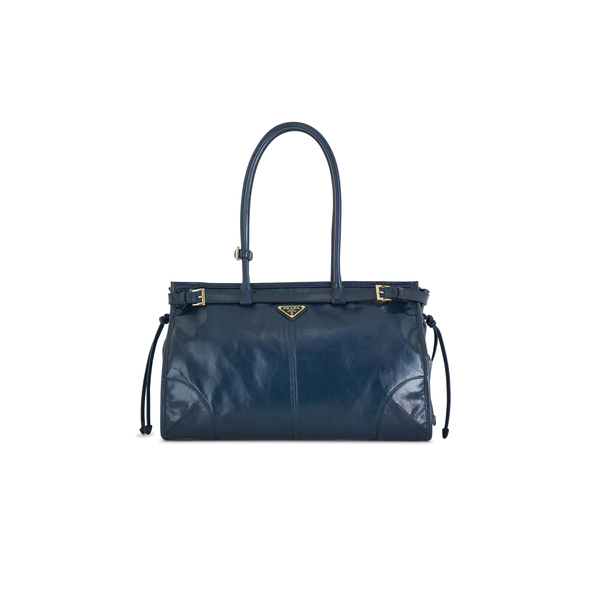 PRADA BONNIE LARGE LEATHER HANDBAG 1BA433 (38*24*12cm)